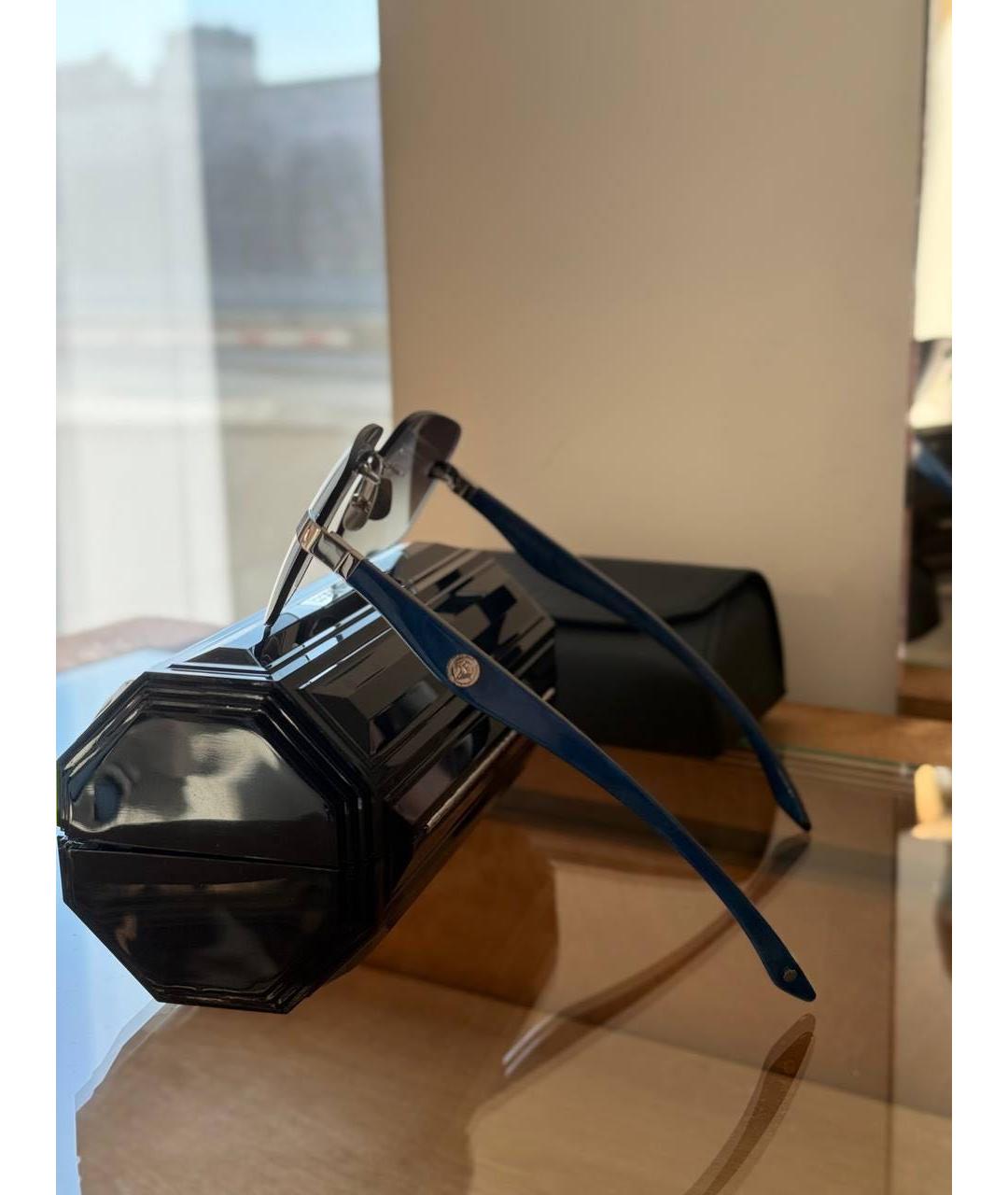 STEFANO RICCI Темно-синие солнцезащитные очки, фото 3