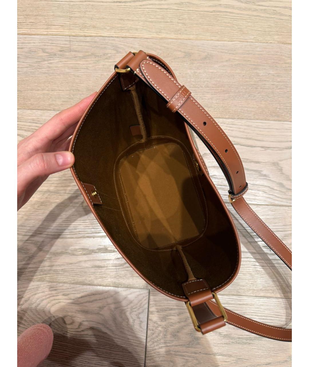 CELINE Бежевая сумка тоут, фото 5