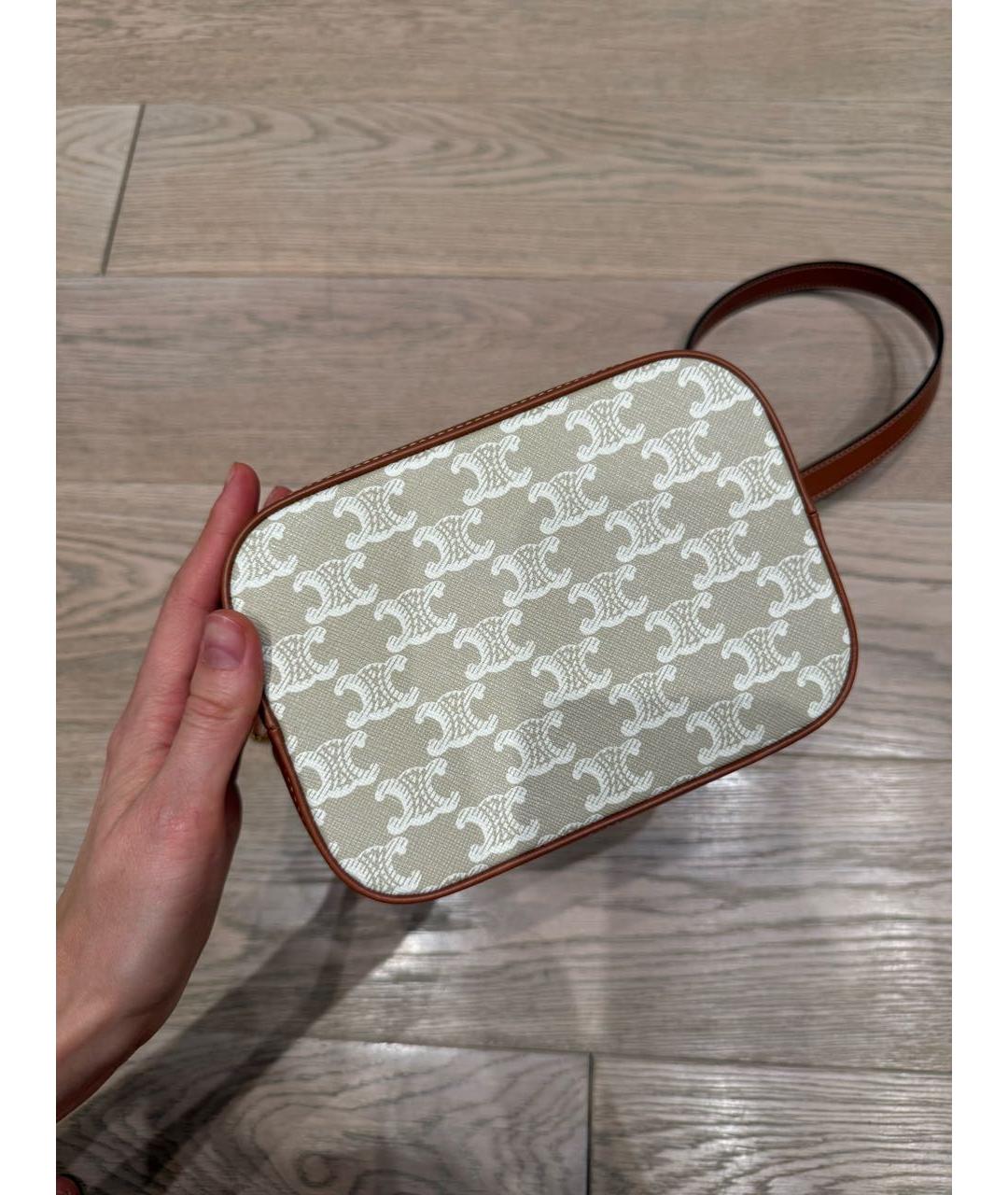 CELINE Бежевая сумка тоут, фото 4