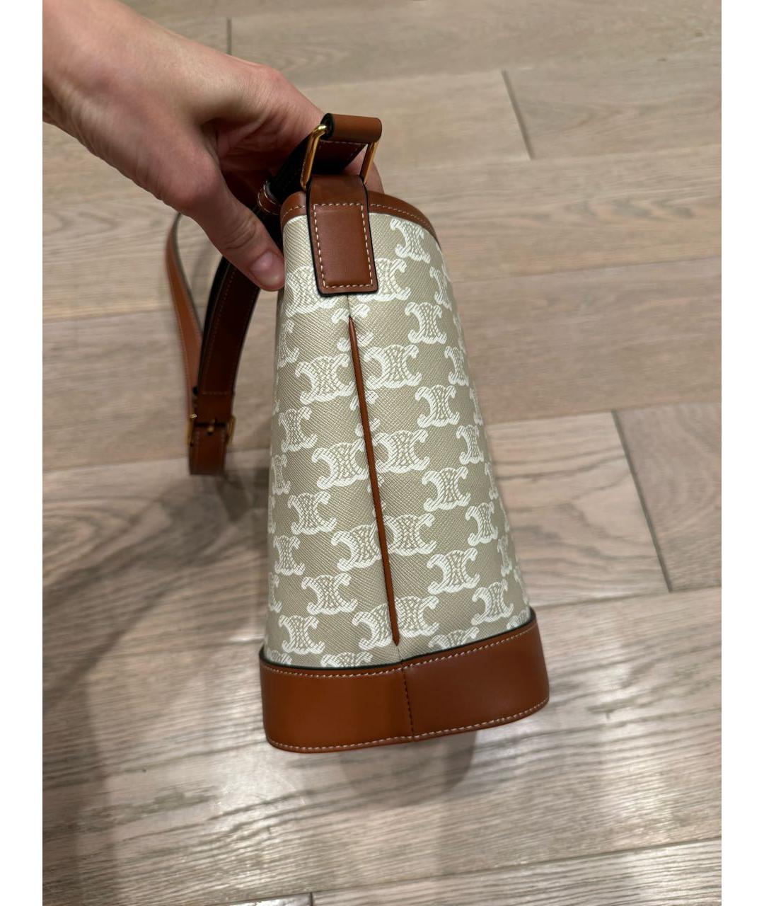 CELINE Бежевая сумка тоут, фото 2