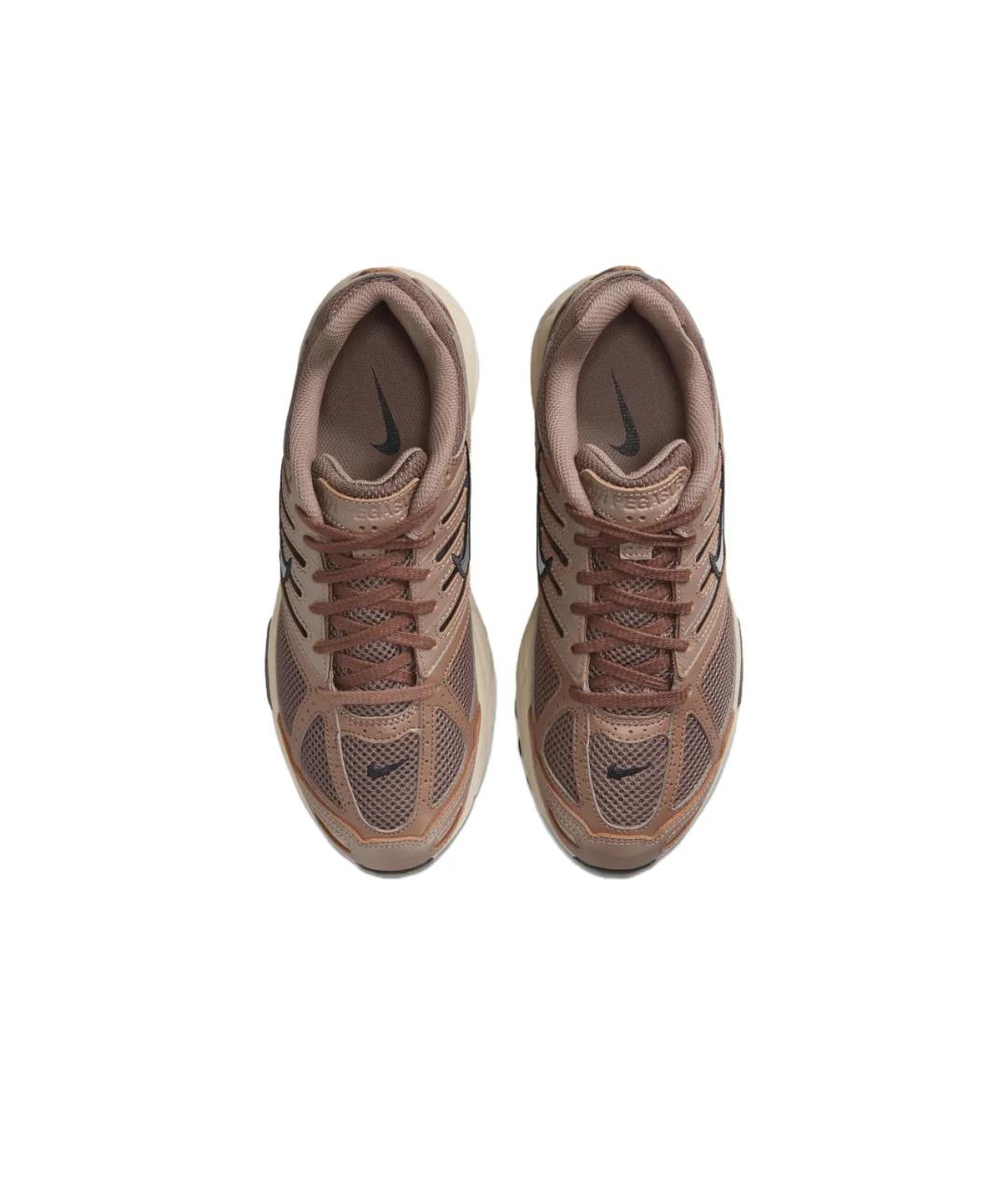 NIKE Коричневые кожаные кроссовки, фото 3