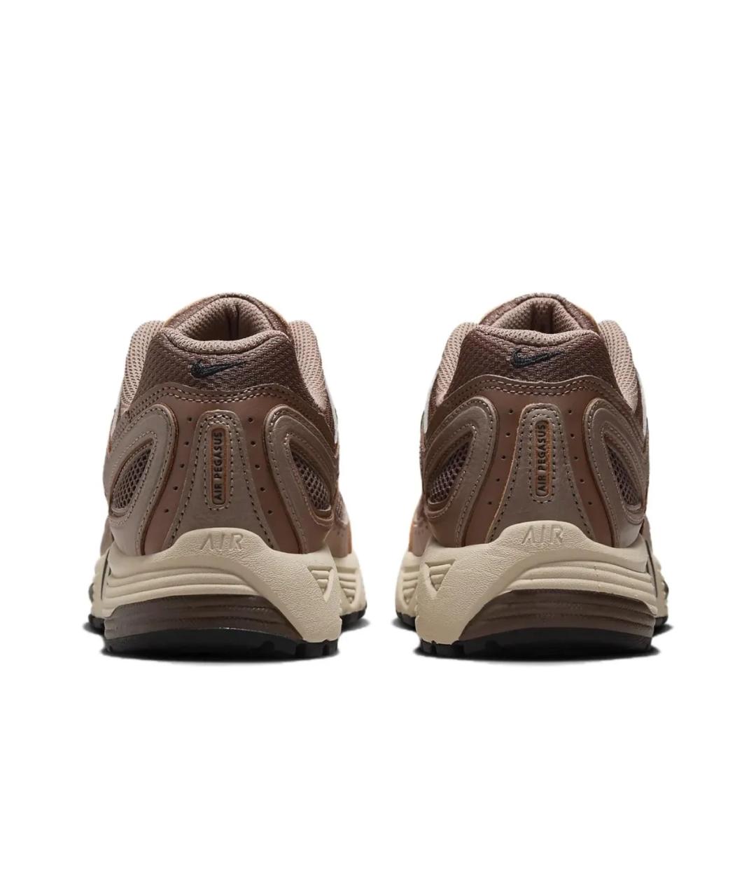 NIKE Коричневые кожаные кроссовки, фото 4