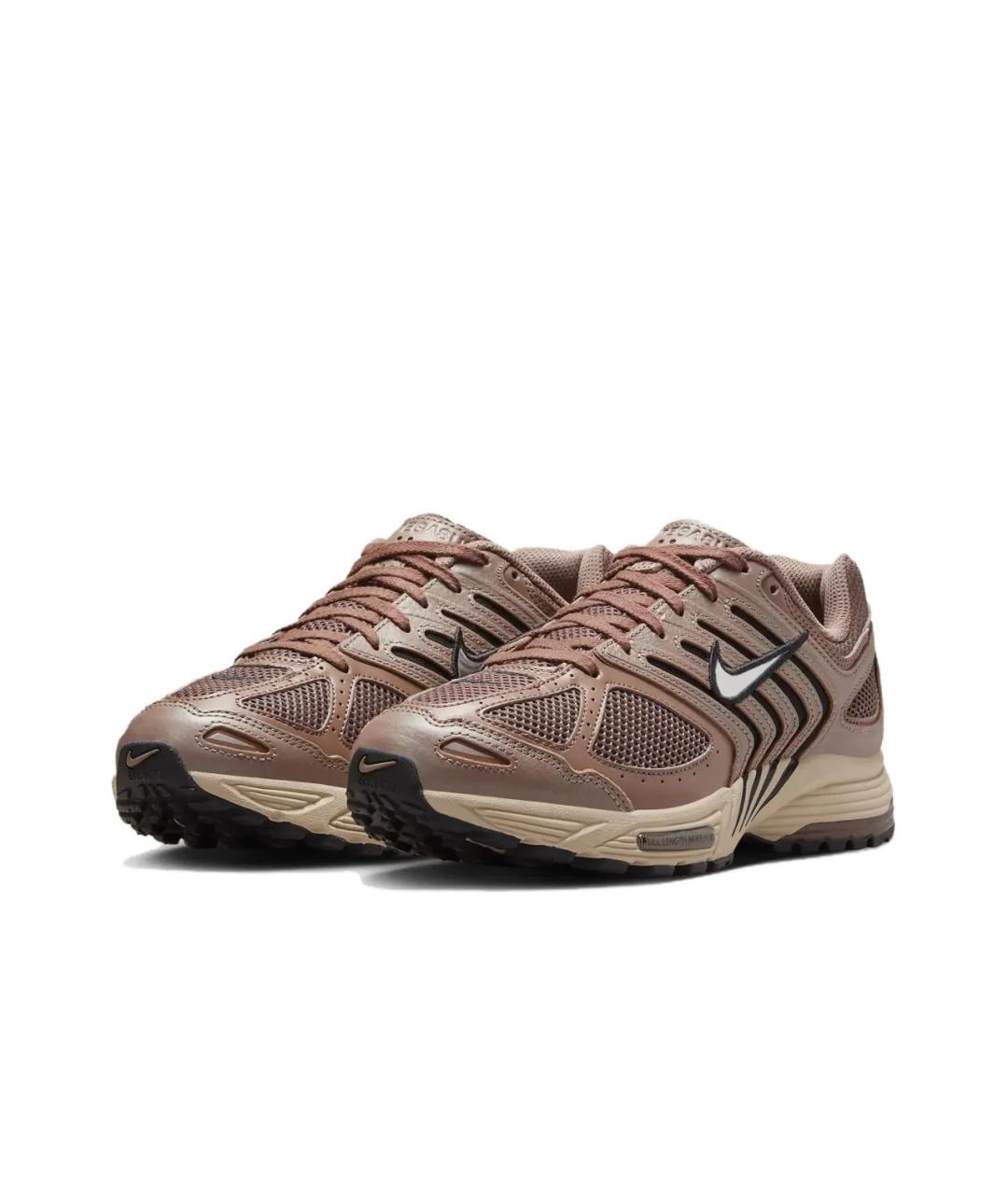 NIKE Коричневые кожаные кроссовки, фото 2