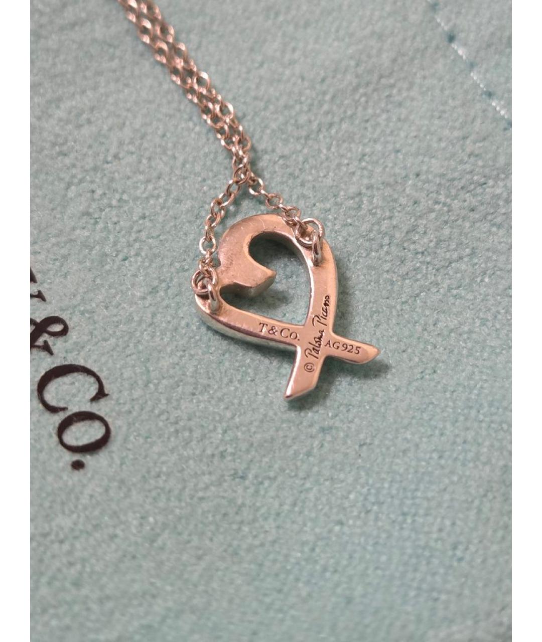 TIFFANY&CO Серебряное серебряное колье, фото 3