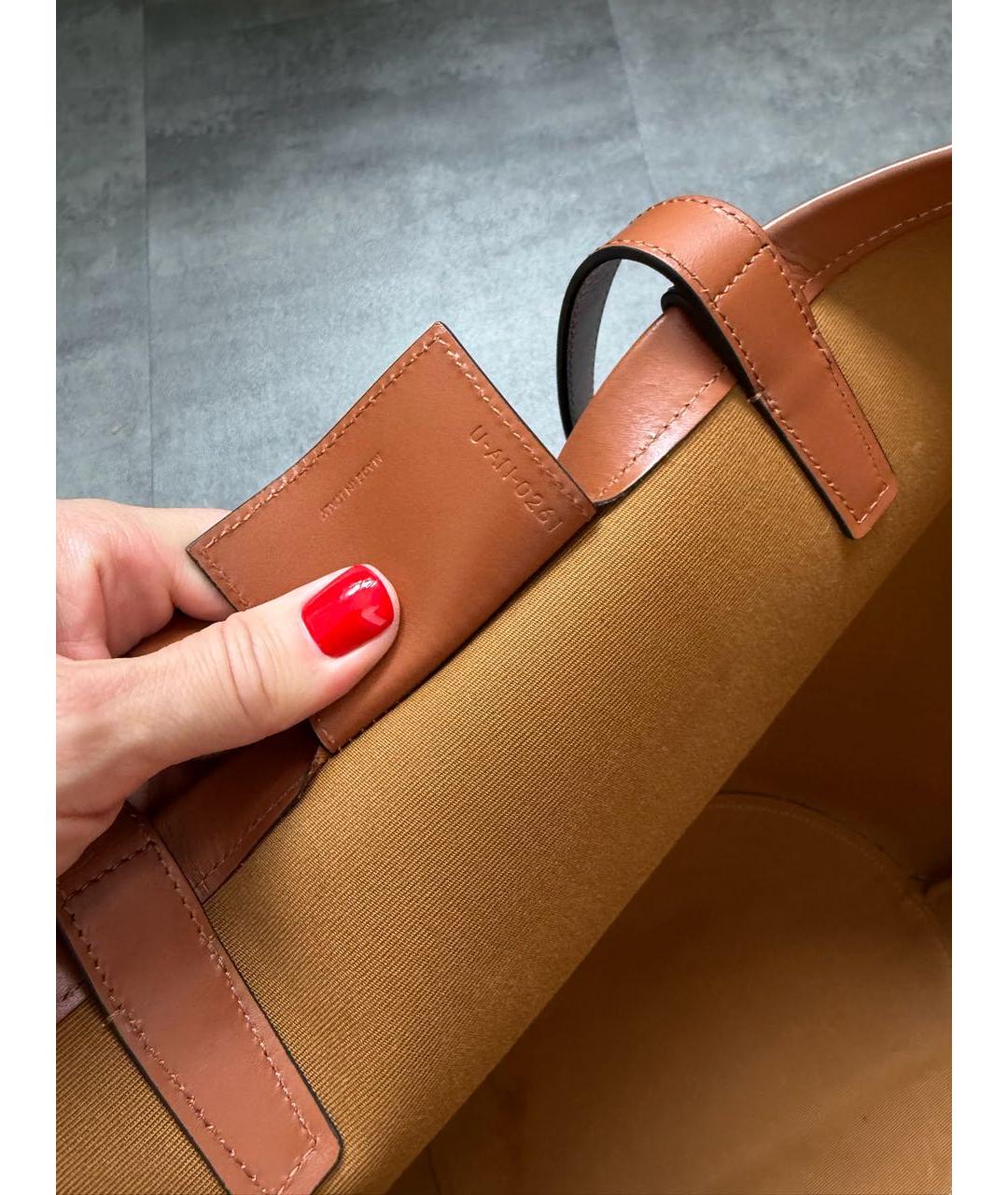 CELINE Хаки сумка тоут, фото 8