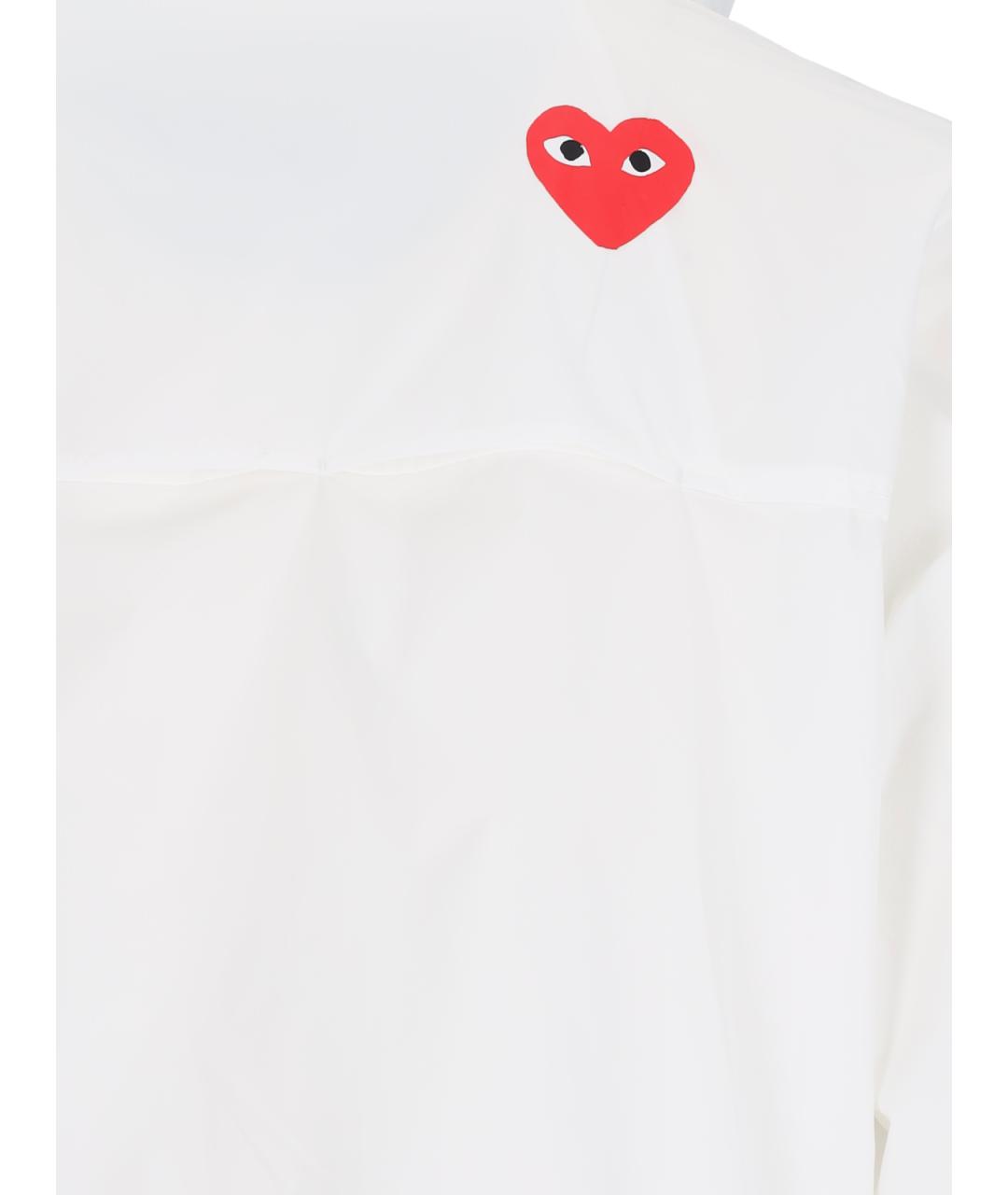 COMME DES GARÇONS PLAY Белая куртка, фото 4