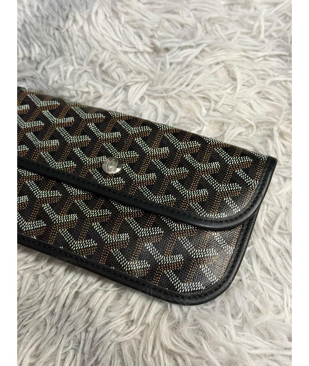 GOYARD Коричневый кошелек, фото 3