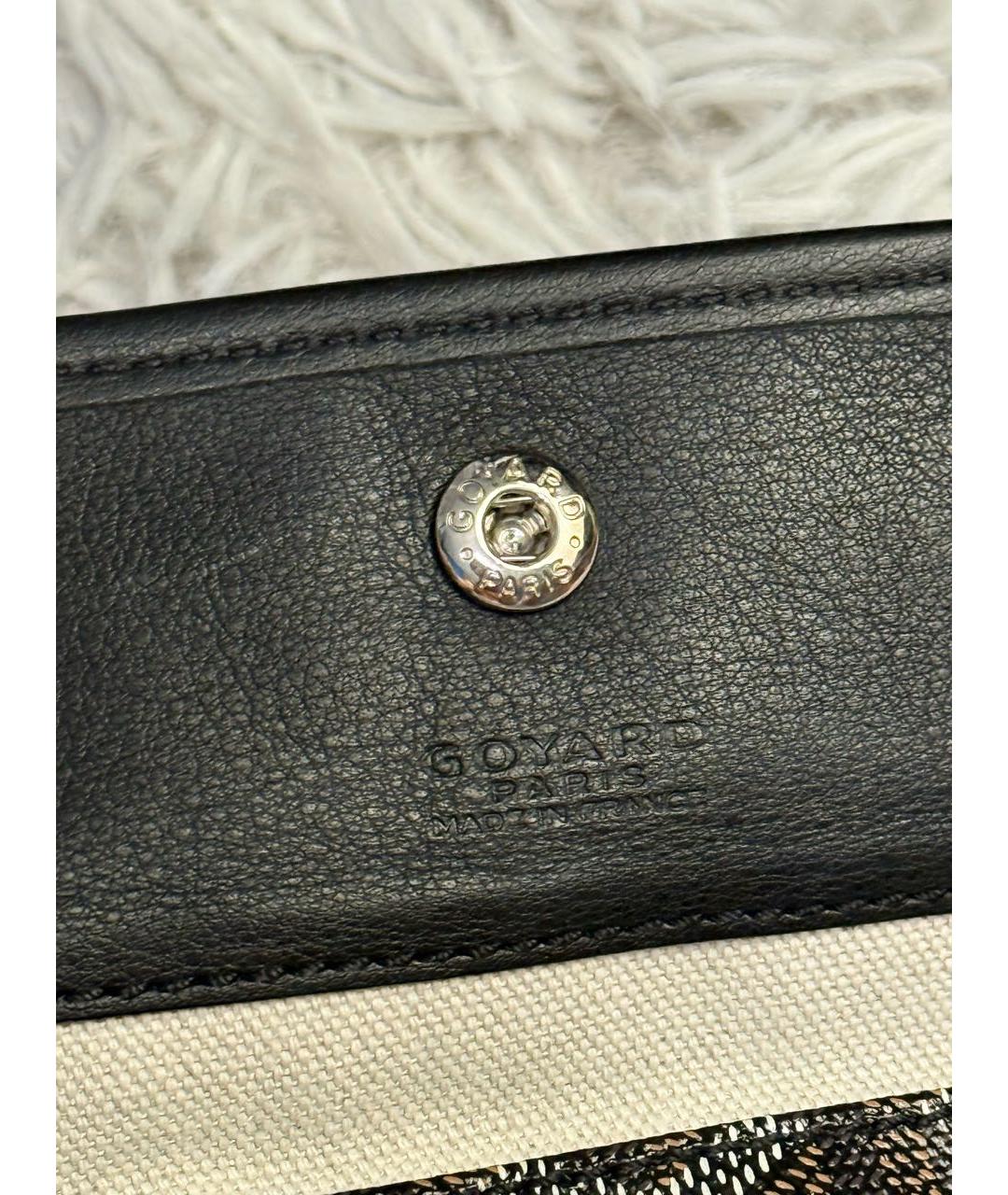 GOYARD Коричневый кошелек, фото 4