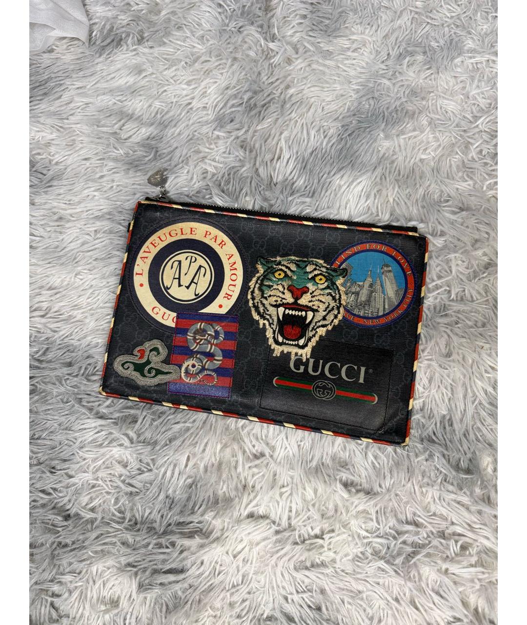 GUCCI Черный кошелек, фото 2