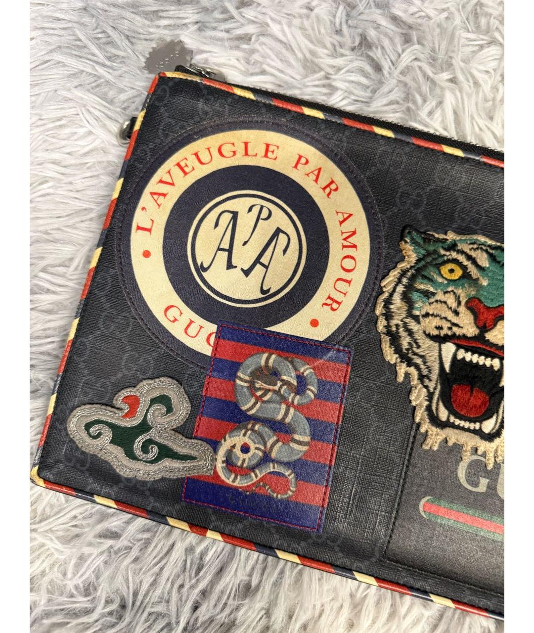 GUCCI Черный кошелек, фото 4