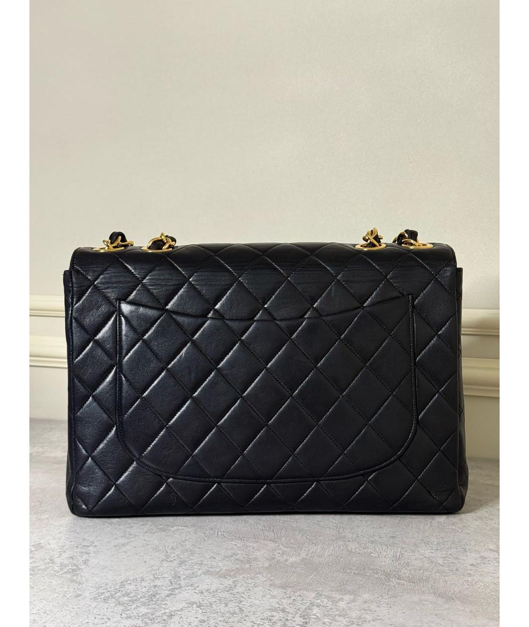 CHANEL Черная кожаная сумка через плечо, фото 3