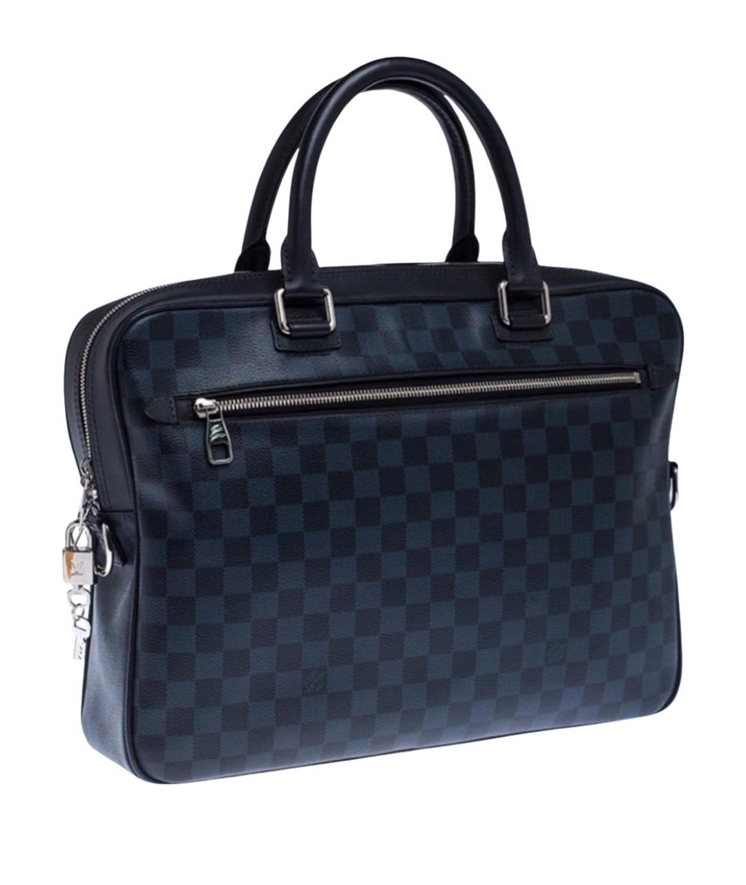 LOUIS VUITTON Темно-синий портфель, фото 1