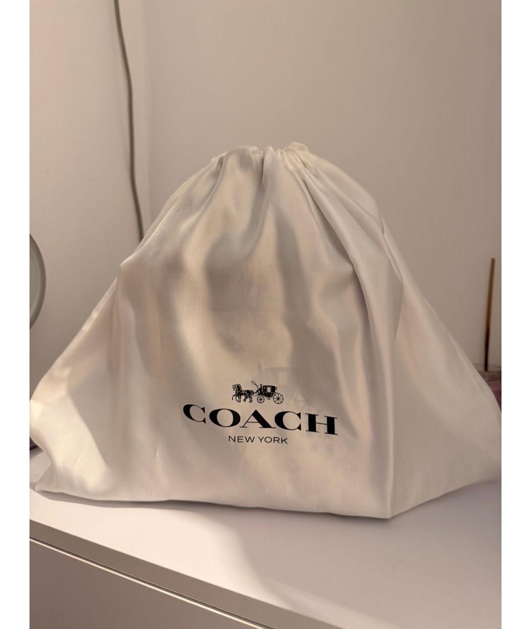 COACH Бежевая сумка тоут, фото 5