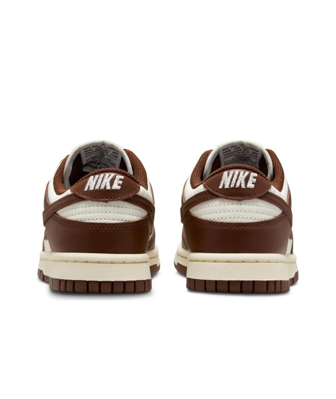 NIKE Коричневые кожаные кроссовки, фото 4