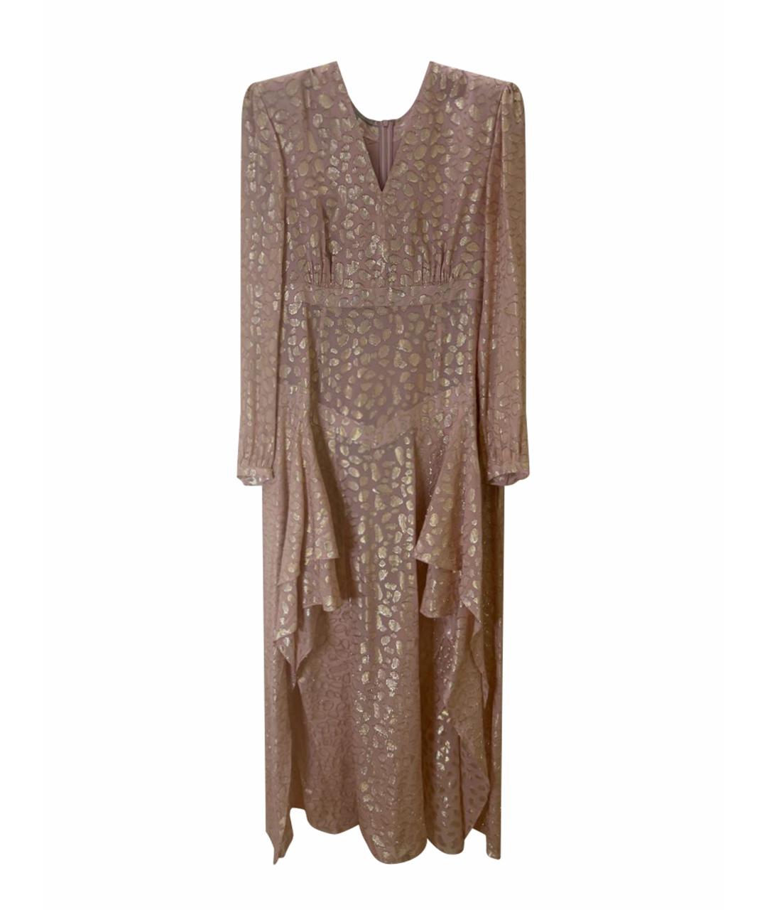 STELLA MCCARTNEY Бежевое шифоновое коктейльное платье, фото 1