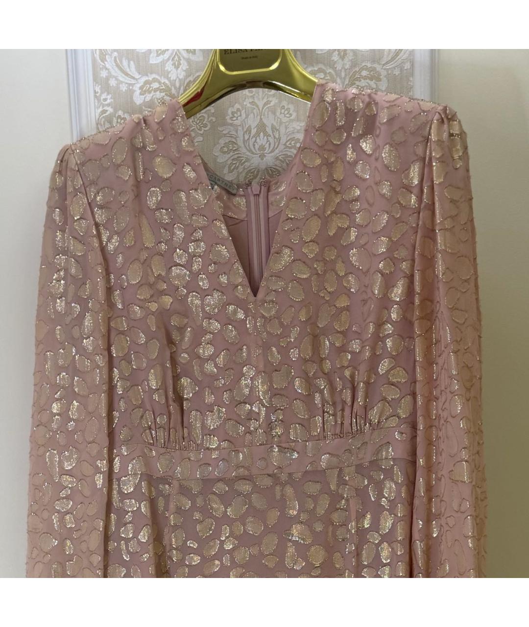 STELLA MCCARTNEY Бежевое шифоновое коктейльное платье, фото 4