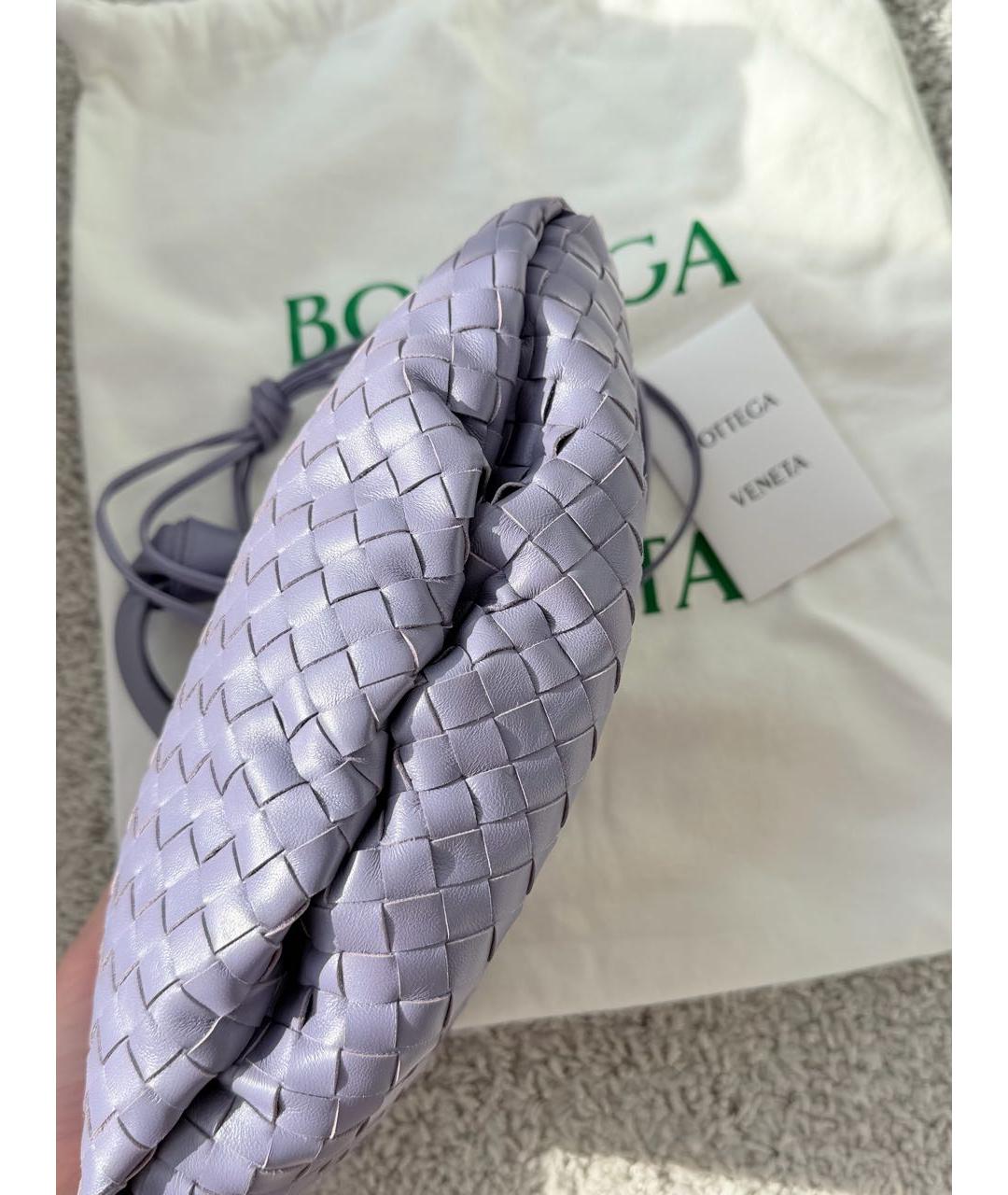 BOTTEGA VENETA Фиолетовая кожаная сумка через плечо, фото 7