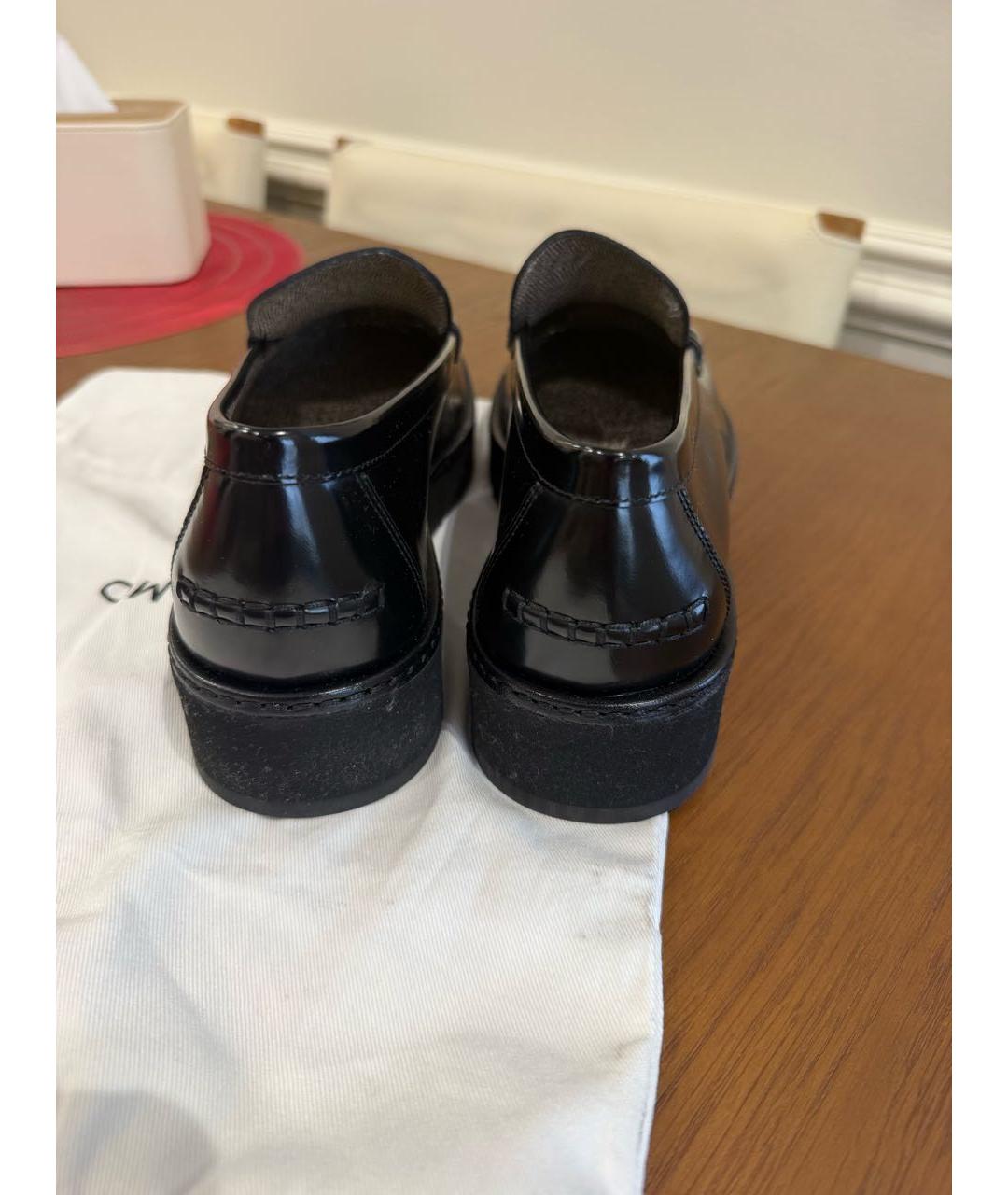 FERRAGAMO Черные лоферы из лакированной кожи, фото 4