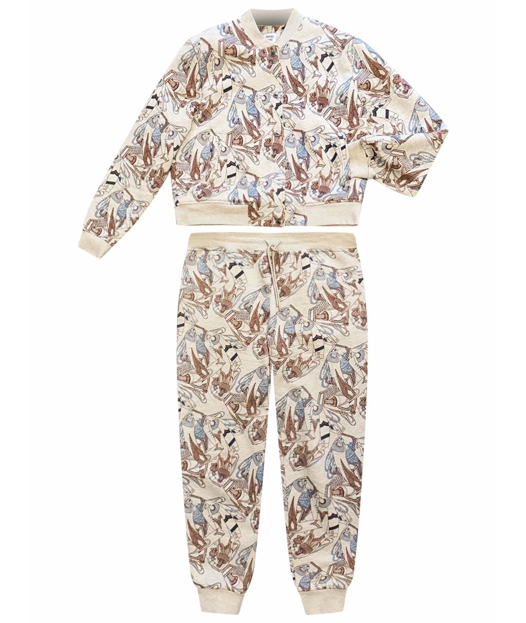 HERMES Мульти хлопковый костюм с брюками, фото 1