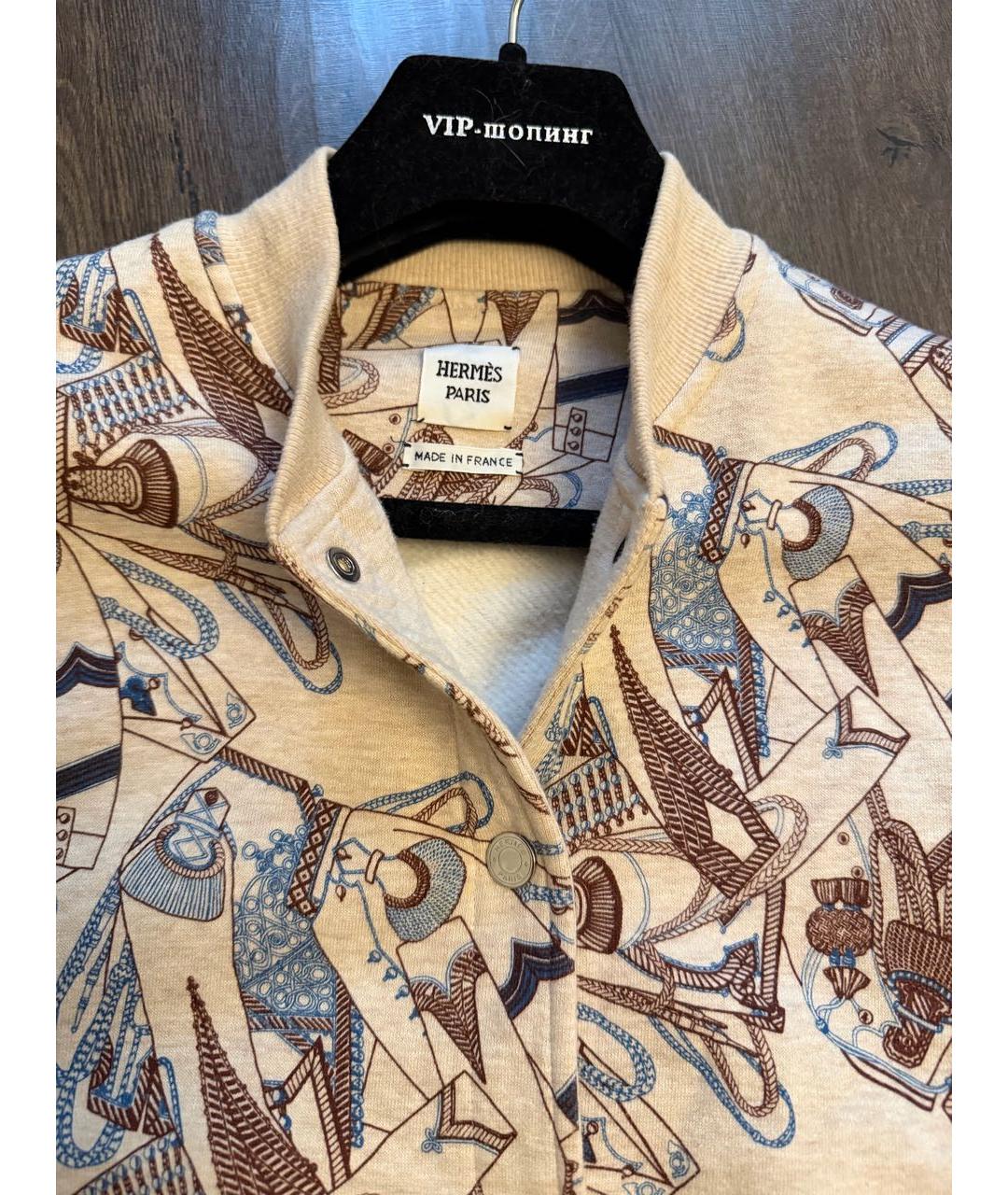 HERMES Мульти хлопковый костюм с брюками, фото 2