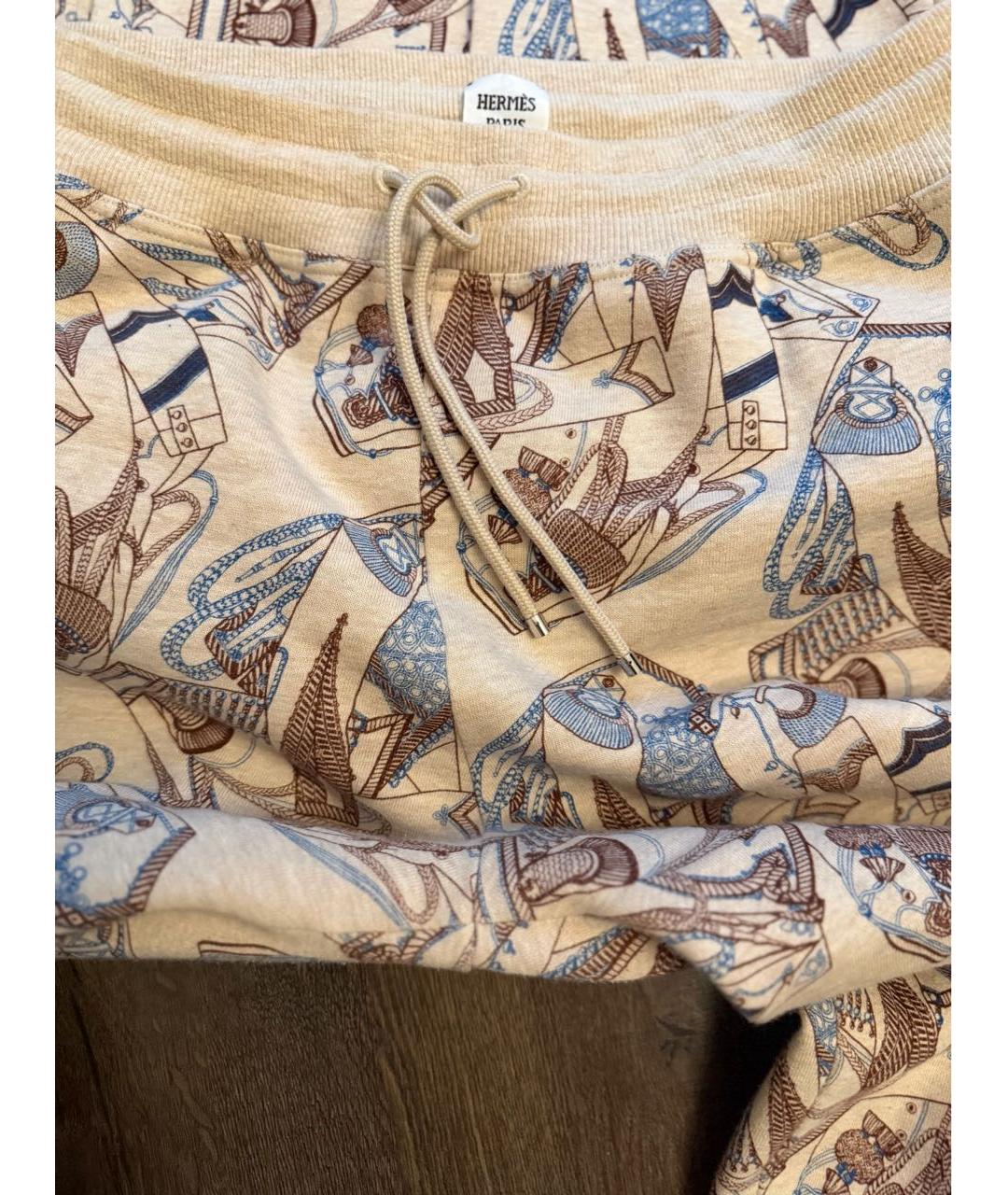 HERMES Мульти хлопковый костюм с брюками, фото 5