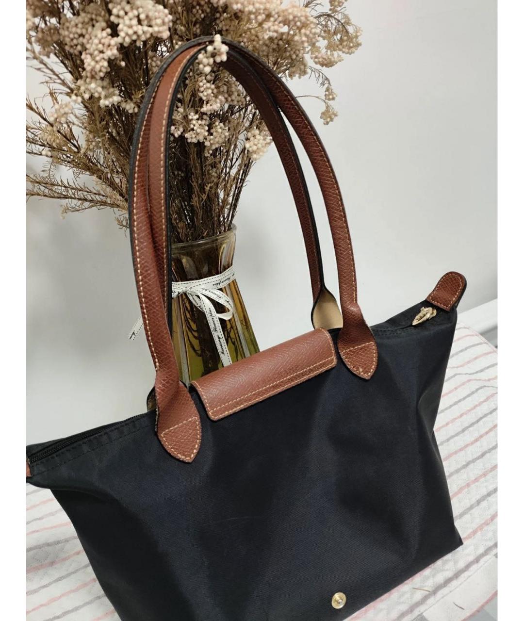 LONGCHAMP Черная сумка тоут, фото 7