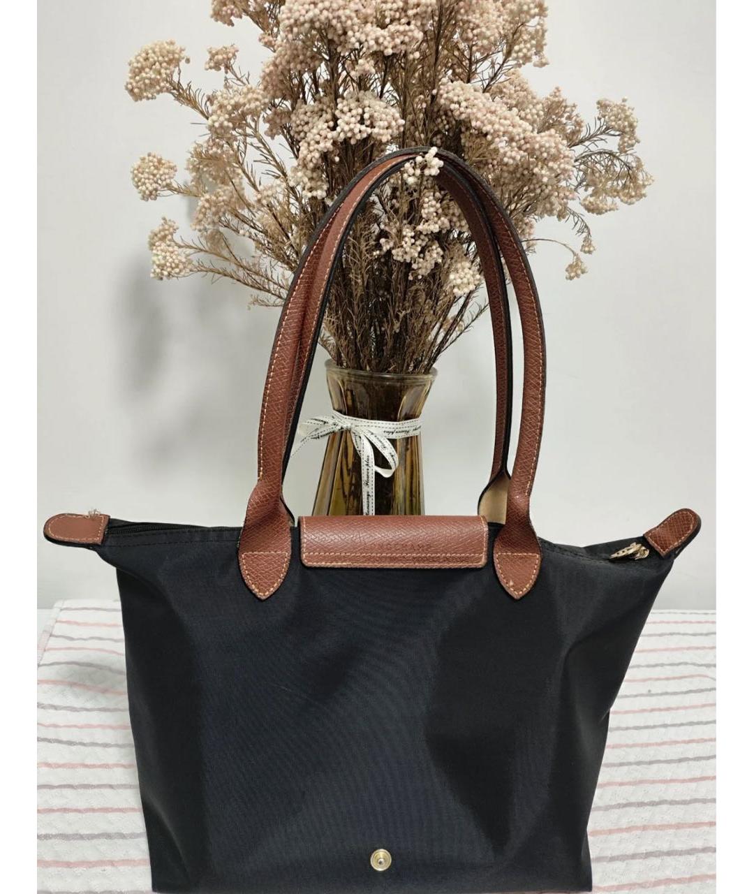 LONGCHAMP Черная сумка тоут, фото 6