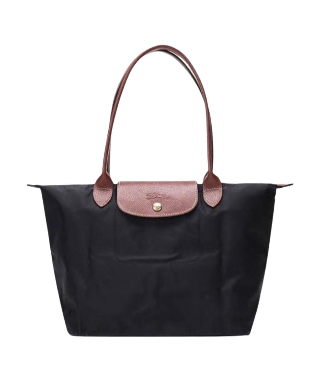 LONGCHAMP Черная сумка тоут, фото 1