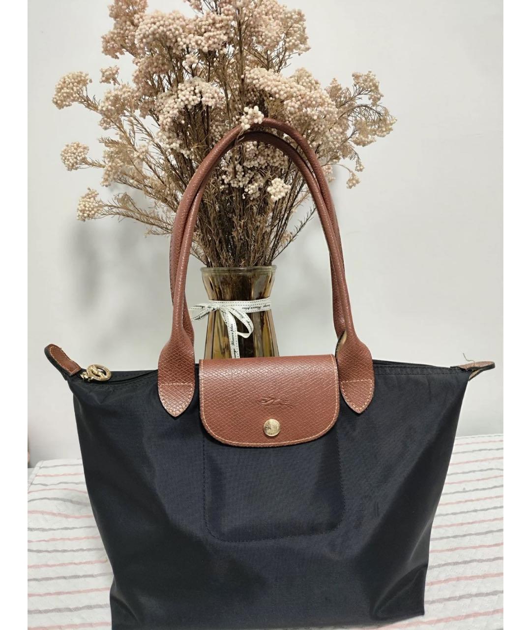 LONGCHAMP Черная сумка тоут, фото 5