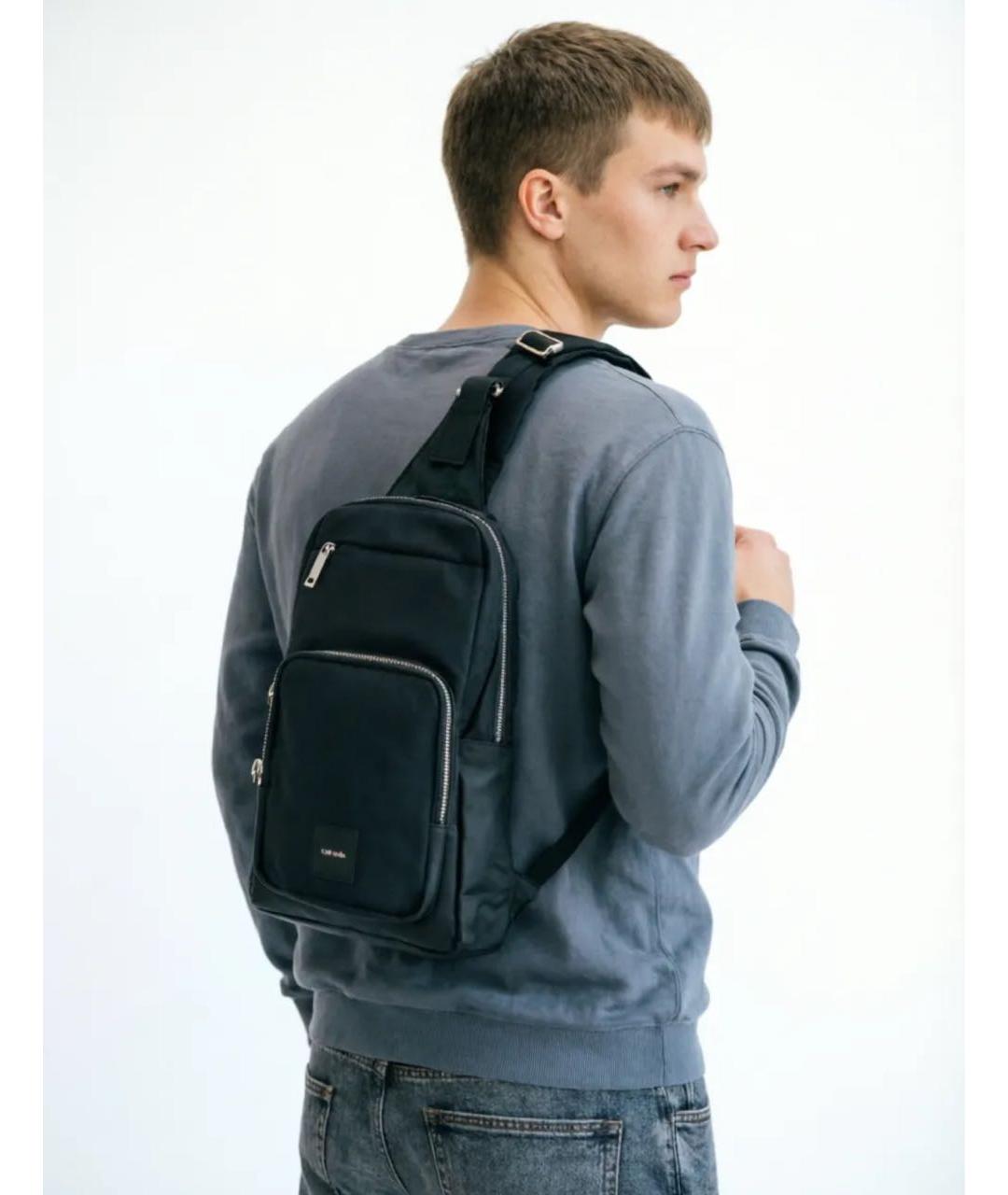 CALVIN KLEIN Черный рюкзак, фото 7