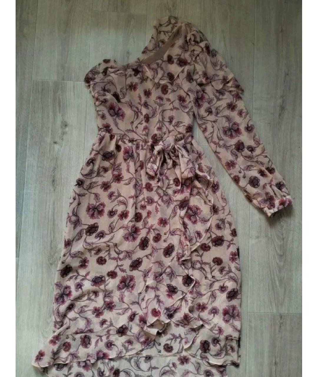 FOR LOVE AND LEMONS Розовое полиэстеровое коктейльное платье, фото 2