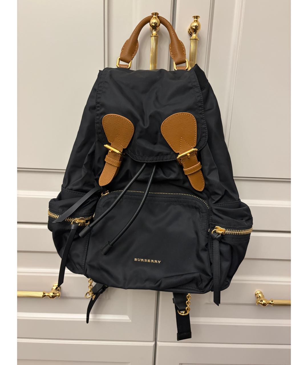 BURBERRY Черный рюкзак, фото 5