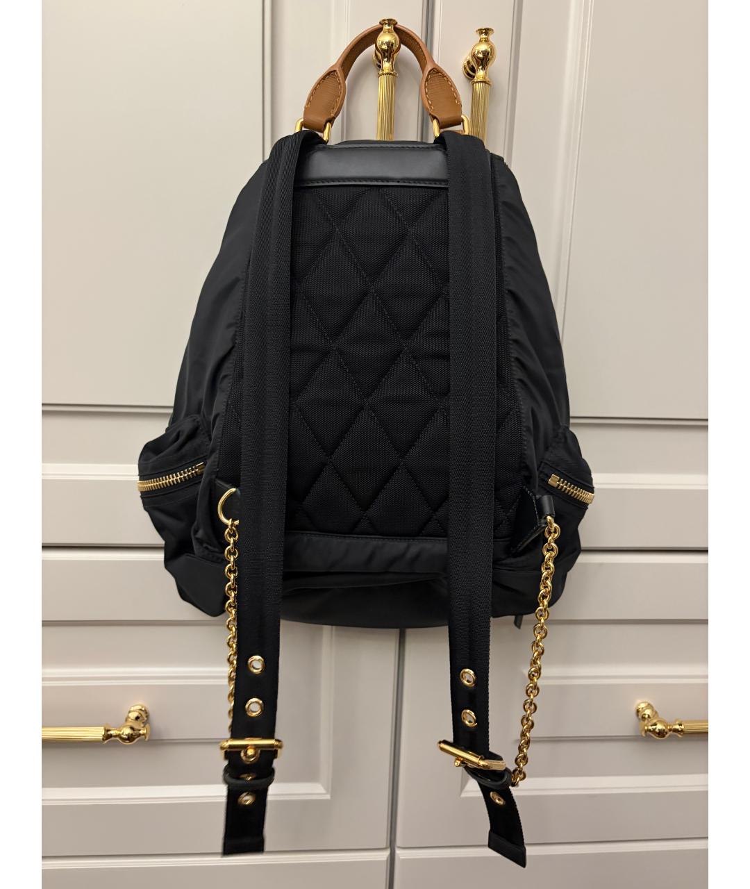 BURBERRY Черный рюкзак, фото 2