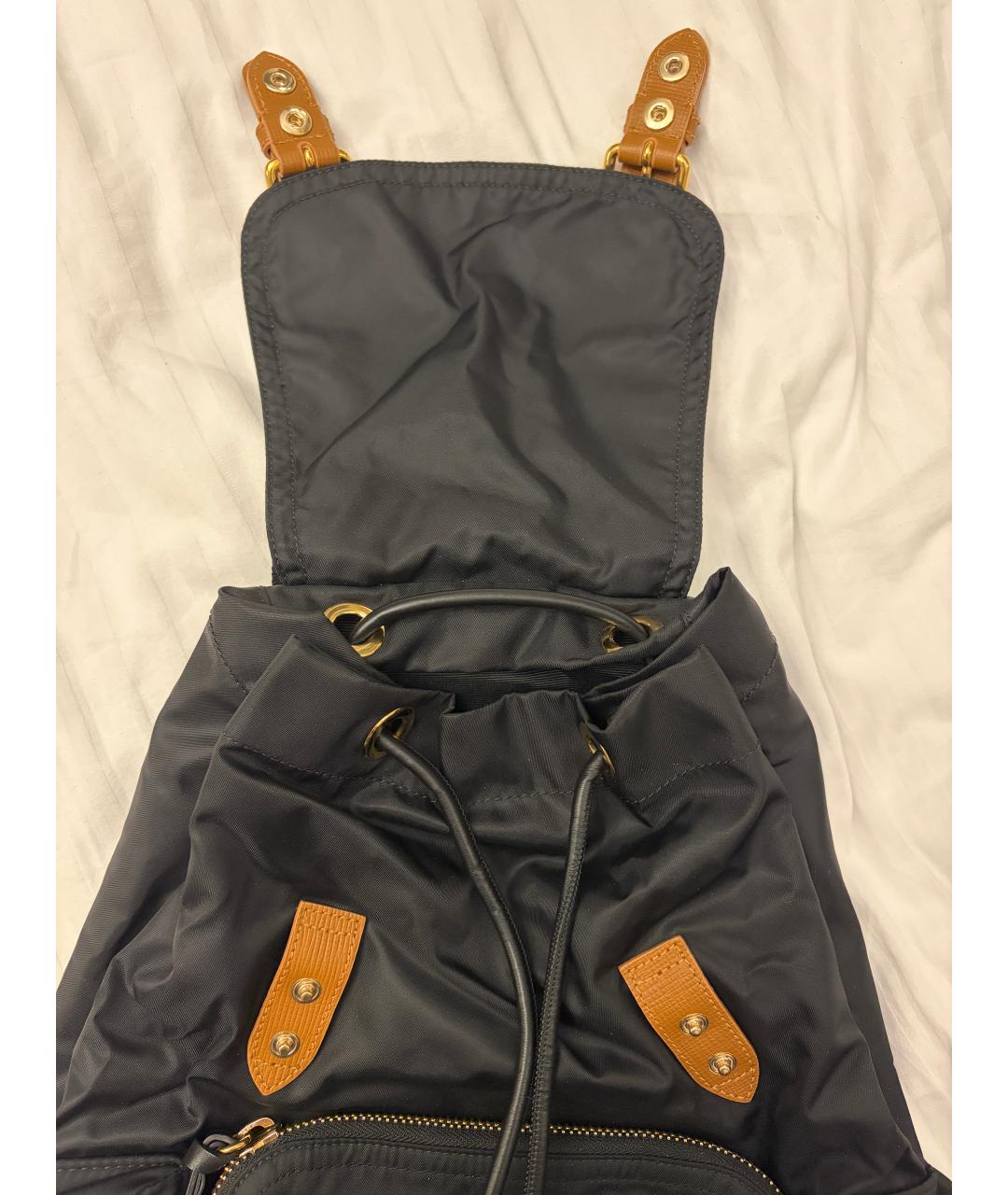 BURBERRY Черный рюкзак, фото 4