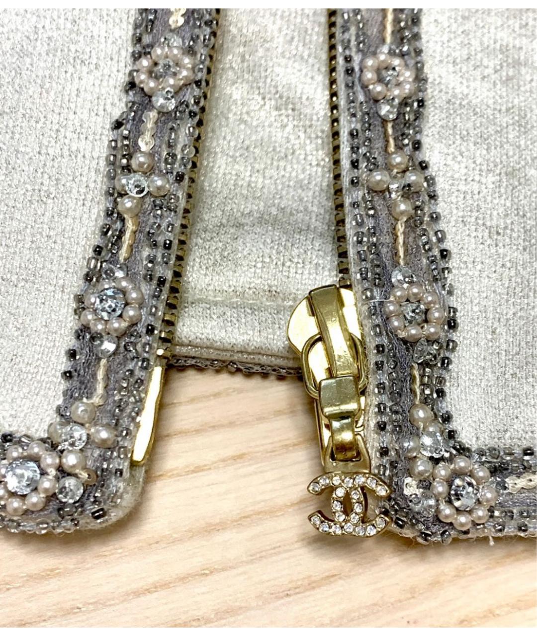 CHANEL Бежевая хлопковая куртка, фото 7