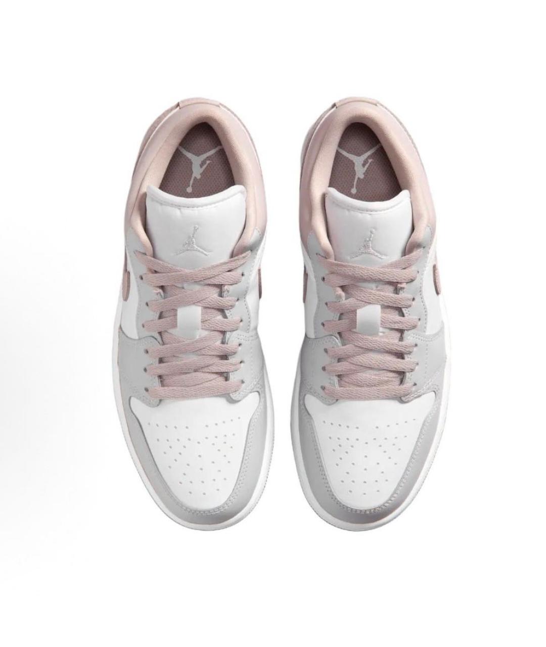 JORDAN Серые кожаные кроссовки, фото 4