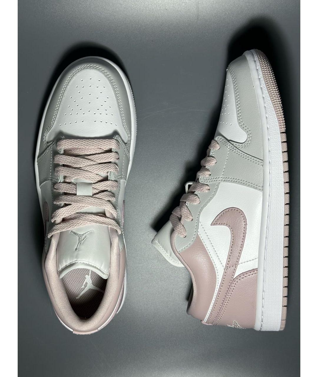 JORDAN Серые кожаные кроссовки, фото 7