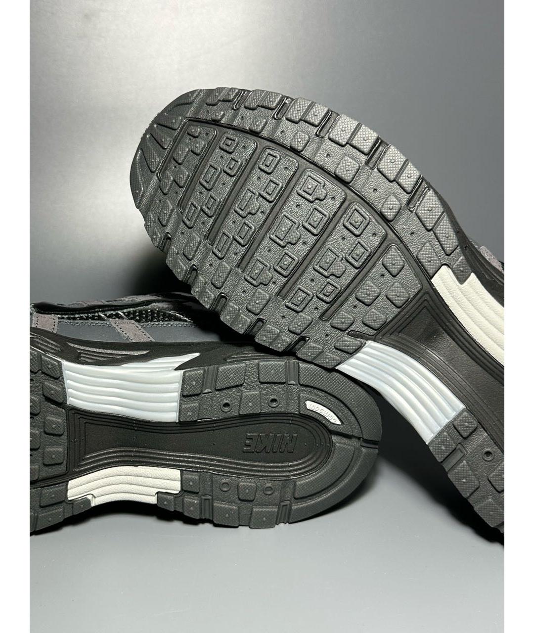 NIKE Черные синтетические низкие кроссовки / кеды, фото 8