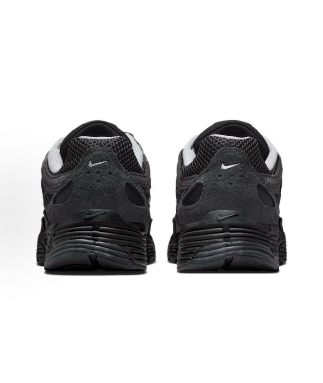 NIKE Черные синтетические низкие кроссовки / кеды, фото 4