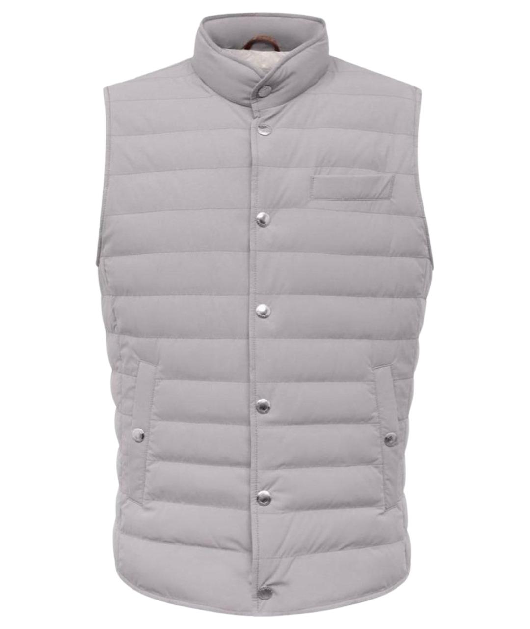 BRUNELLO CUCINELLI Серый жилет, фото 1