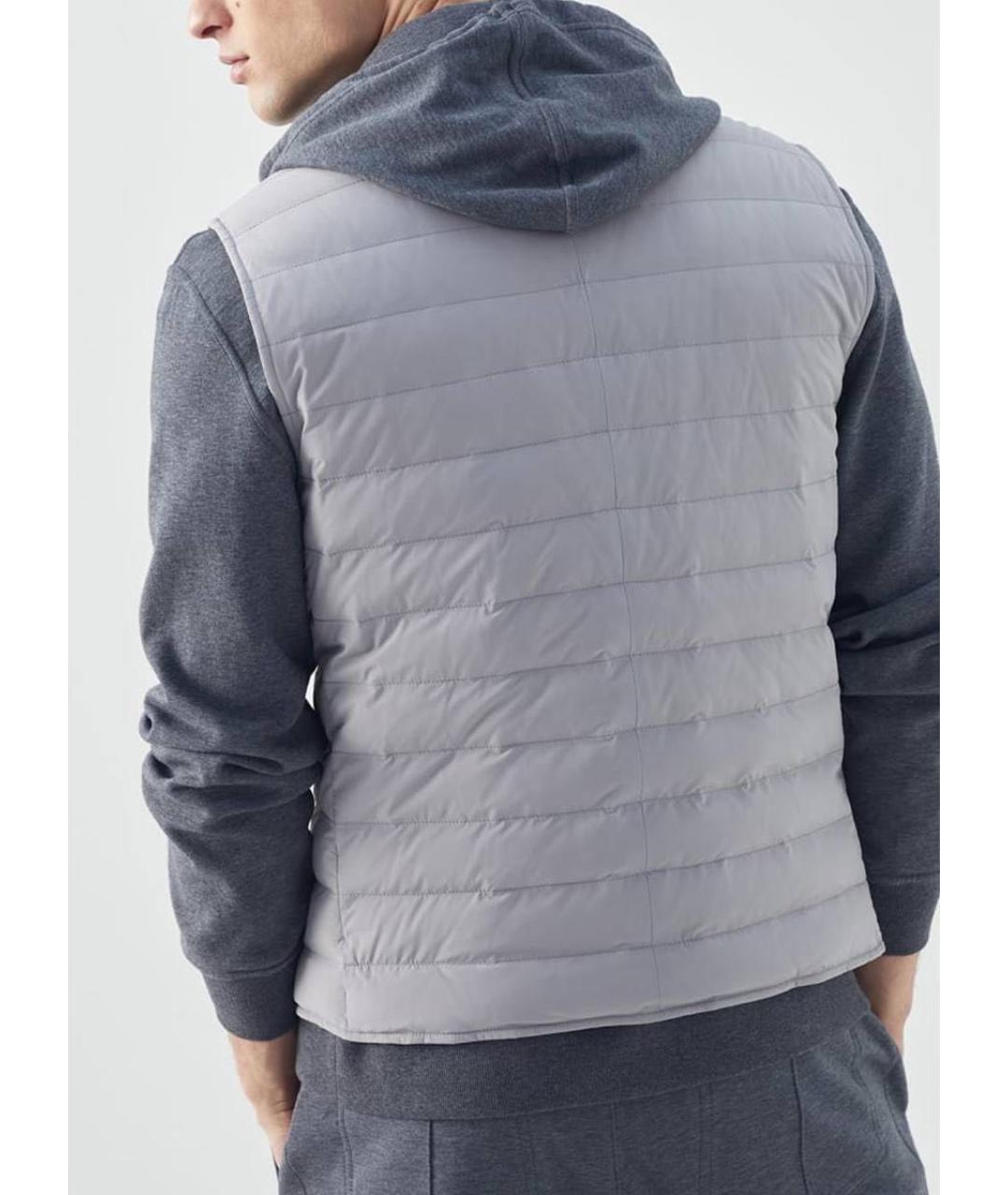 BRUNELLO CUCINELLI Серый жилет, фото 4