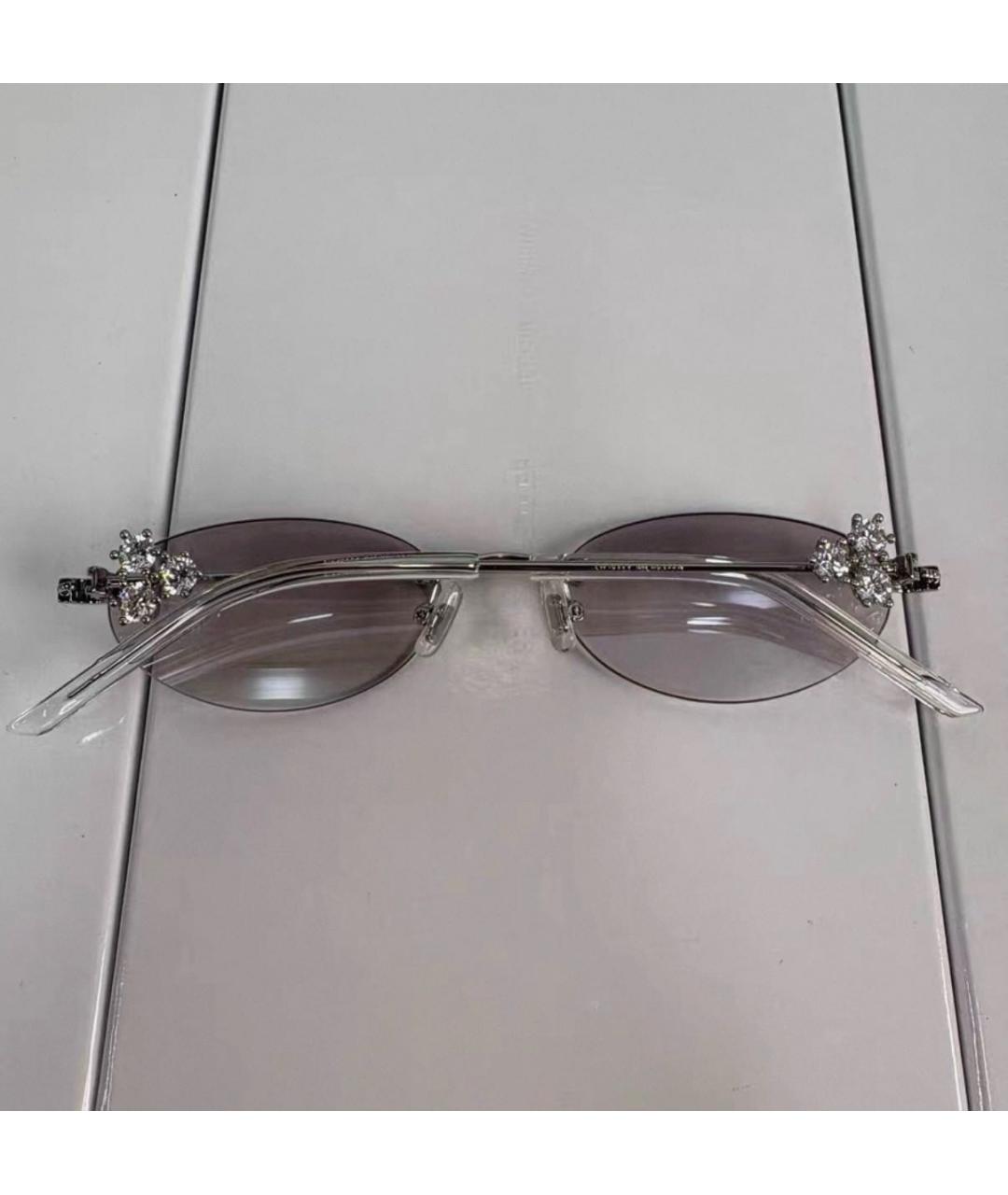 GENTLE MONSTER Серебряные металлические солнцезащитные очки, фото 2