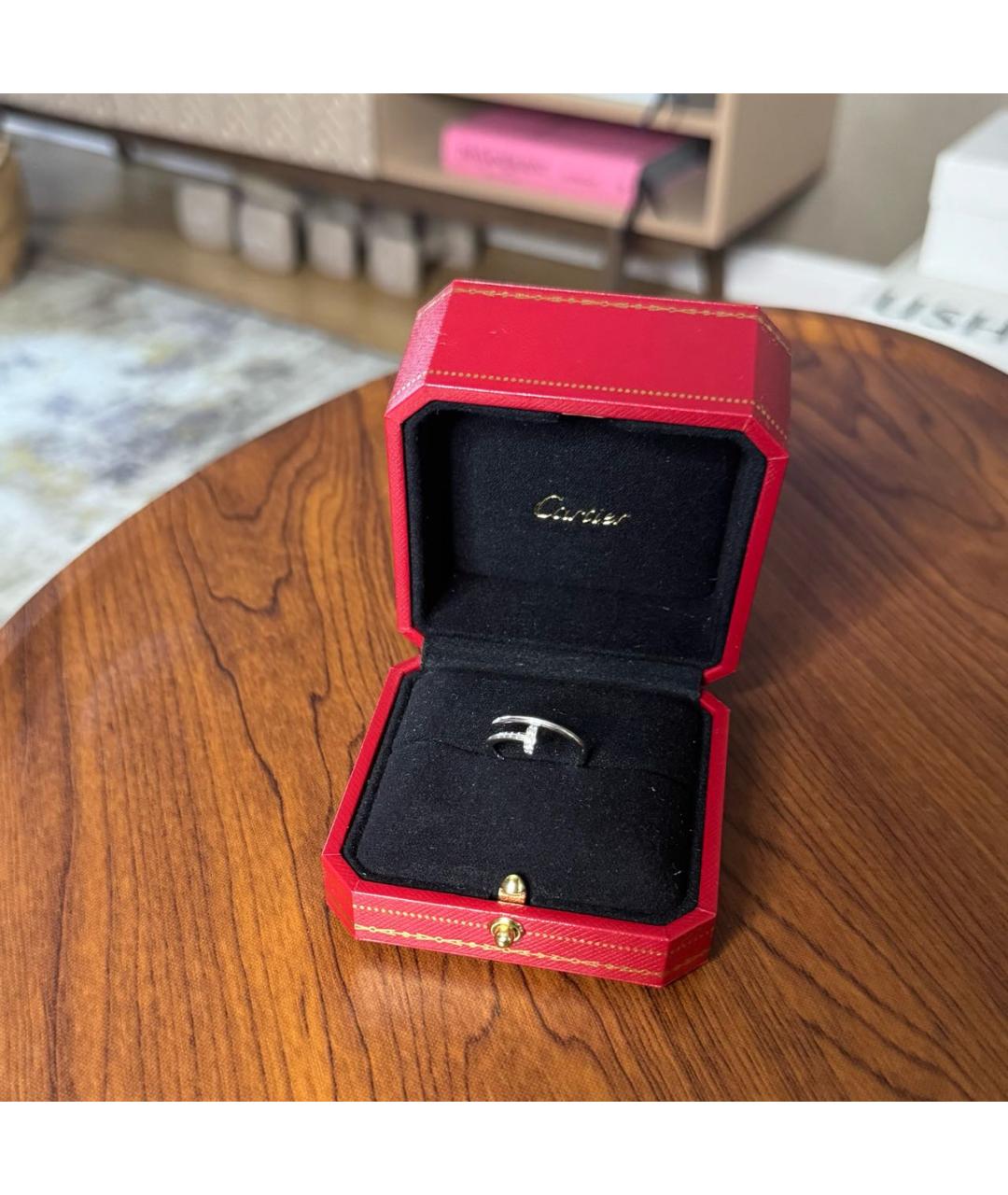 CARTIER Серебряное кольцо из белого золота, фото 5