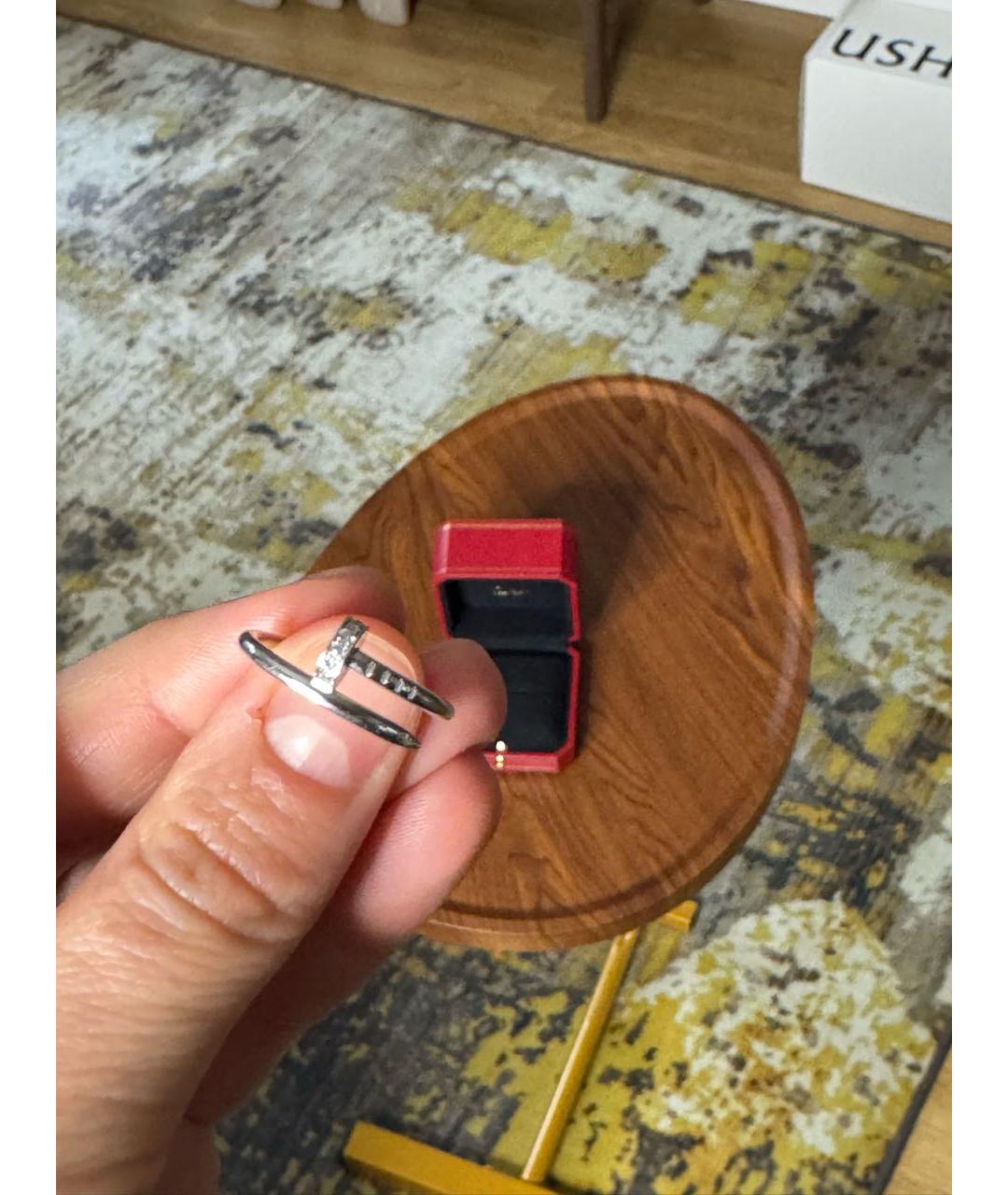 CARTIER Серебряное кольцо из белого золота, фото 4