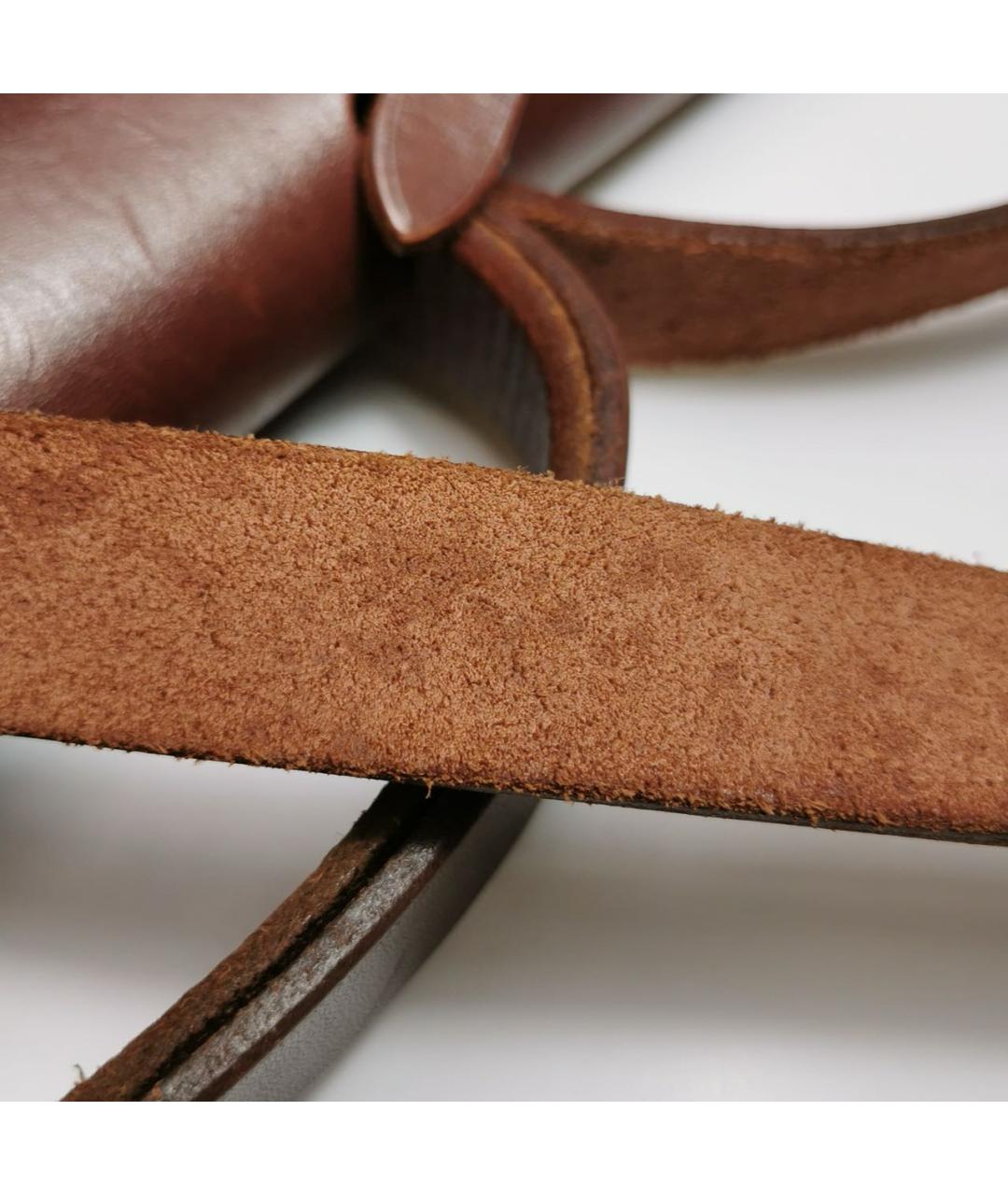 HERMES Коричневая тканевая сумка через плечо, фото 6