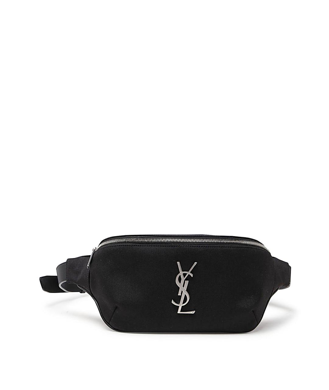 SAINT LAURENT Черная барсетка, фото 1