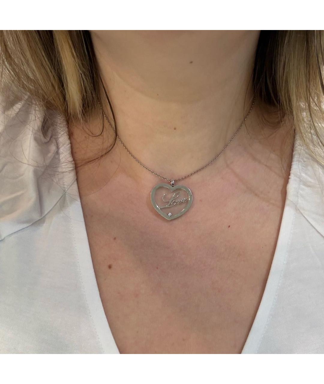 CHOPARD Серебрянный кулон из белого золота, фото 3