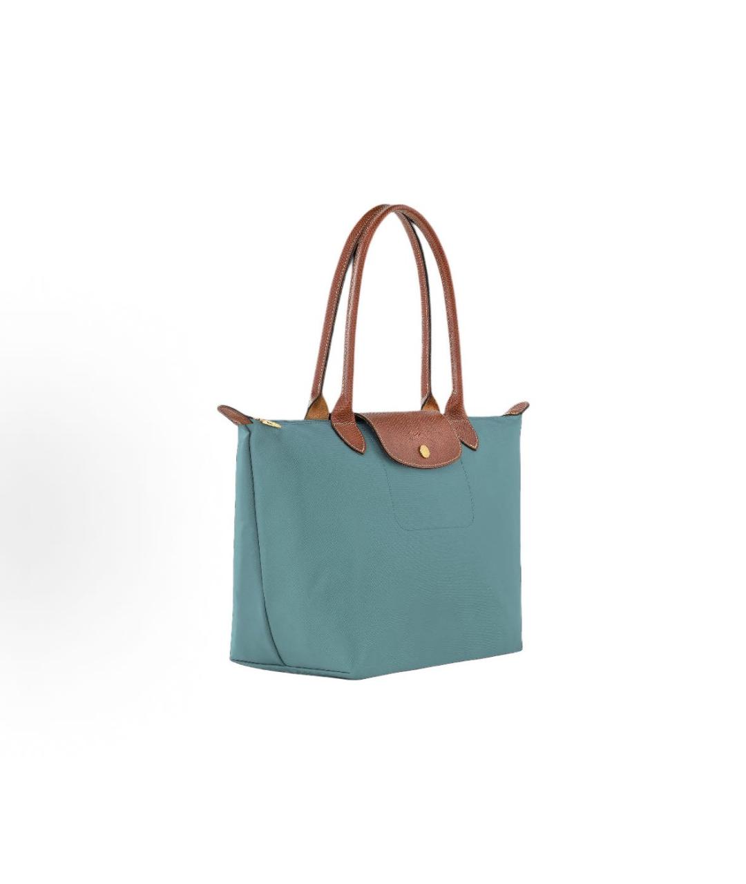 LONGCHAMP Бирюзовая сумка тоут, фото 2