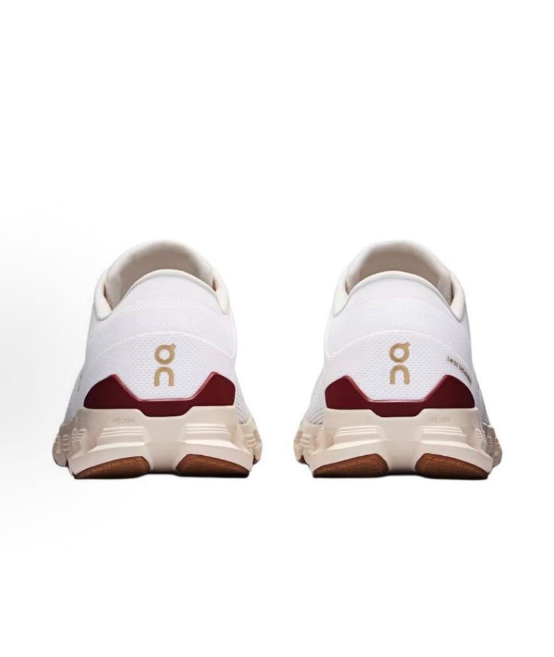 ON Белые текстильные низкие кроссовки / кеды, фото 4