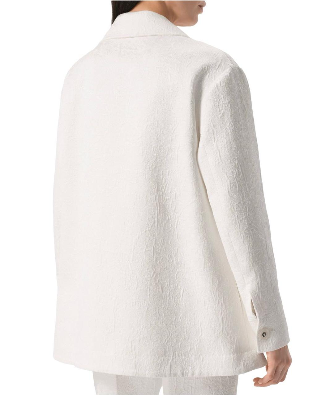 DOLCE&GABBANA Белый хлопковый жакет/пиджак, фото 8